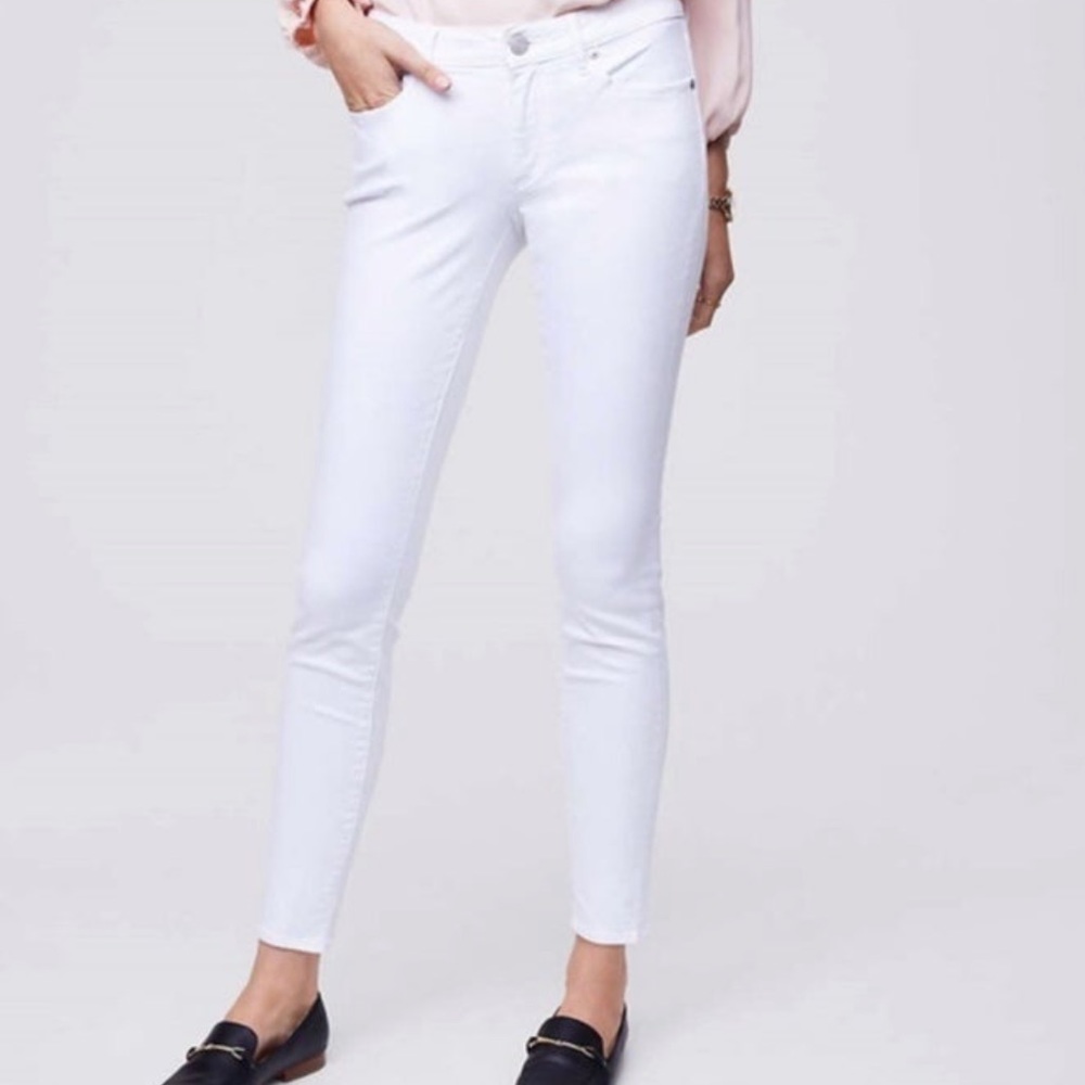 Simply Vera Wang skinny ankle white jean